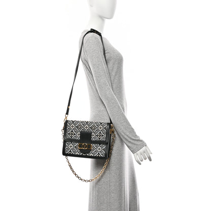 Louis Vuitton Jacquard Since 1854 Dauphine MM Grey 2 of 9