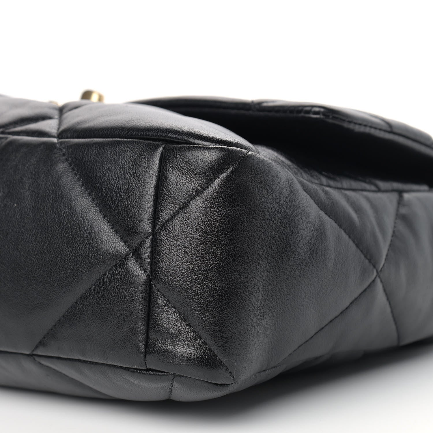 Chanel Lambskin Quilted Large Chanel 19 Flap Black 9 of 9