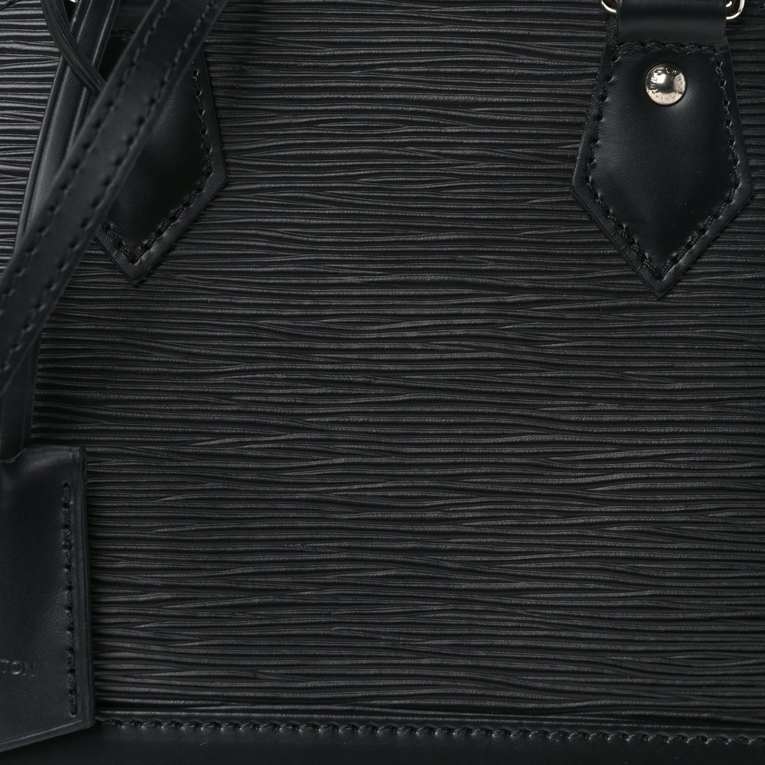 Louis Vuitton Epi Alma BB Black 7 of 10
