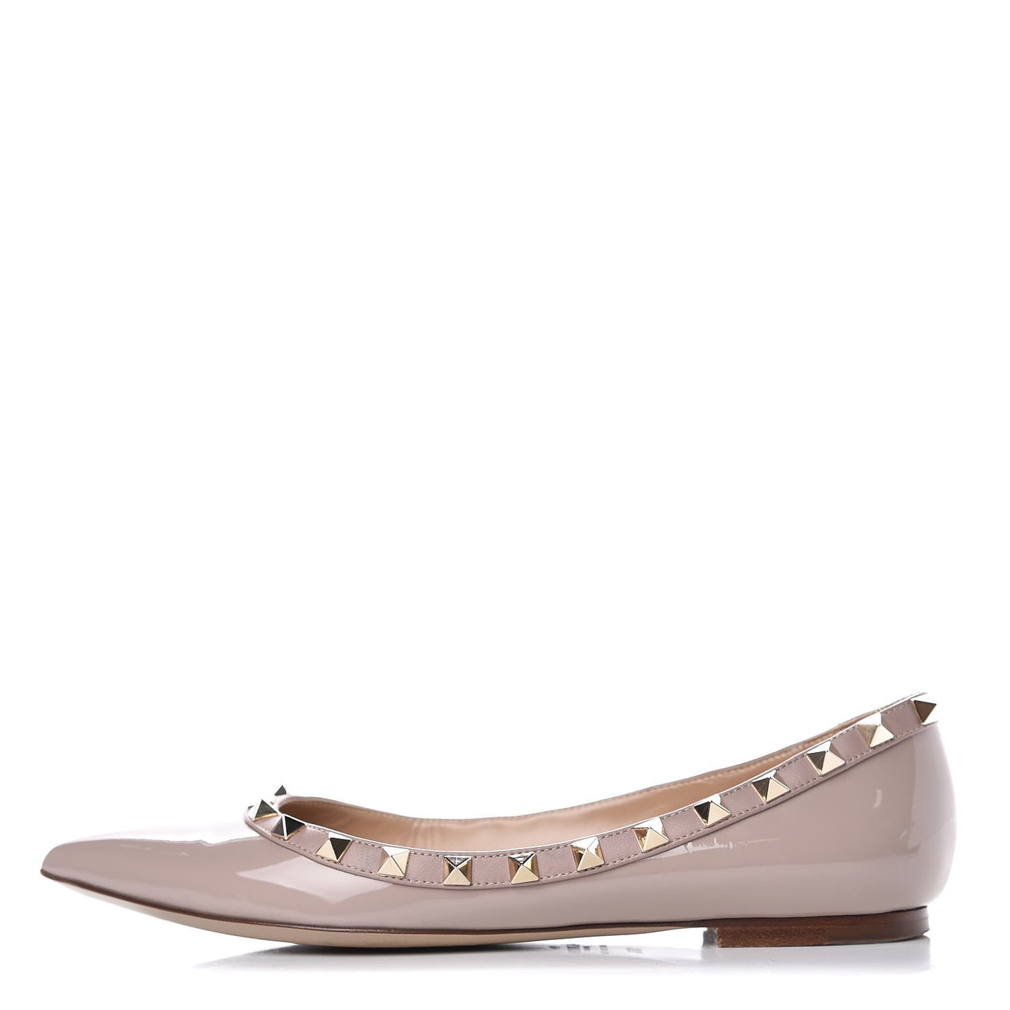 Patent Rockstud Ballerina Flats 36.5 Poudre