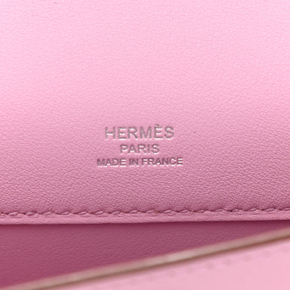 Hermes Swift Kelly Cut Clutch Pochette Mauve Sylvestre 6 of 8