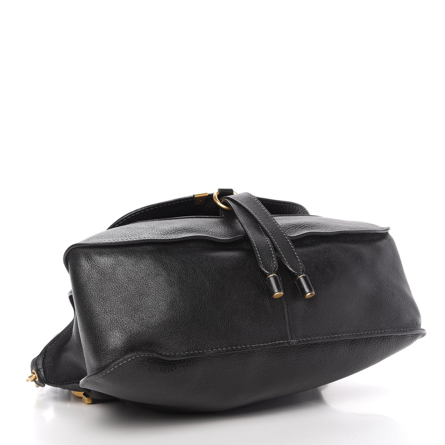 Calfskin Medium Marcie Satchel Black
