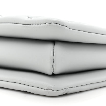 Louis Vuitton Lambskin Embossed Monogram Coussin BB Gray 9 of 14