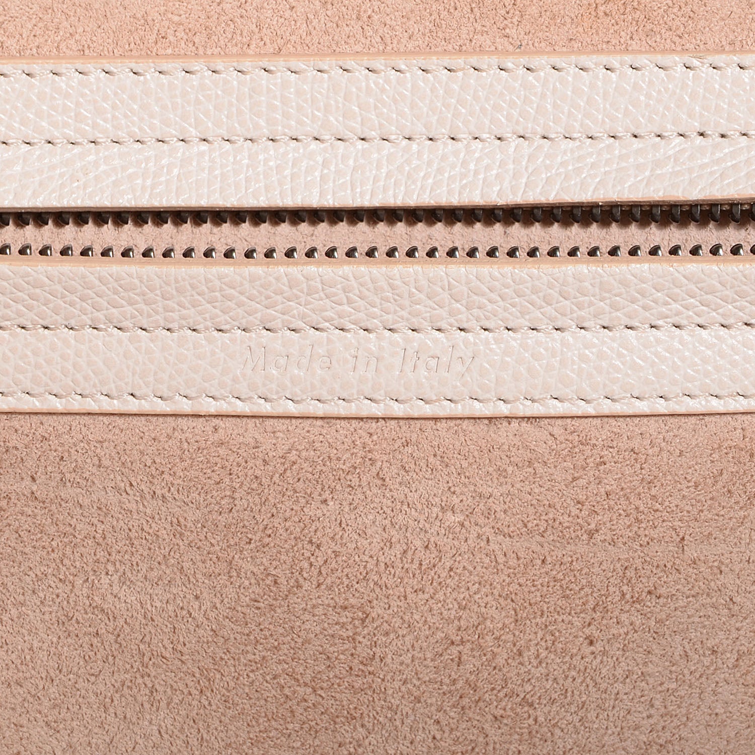 Celine Grained Calfskin Medium Phantom Luggage Cream 6 of 9