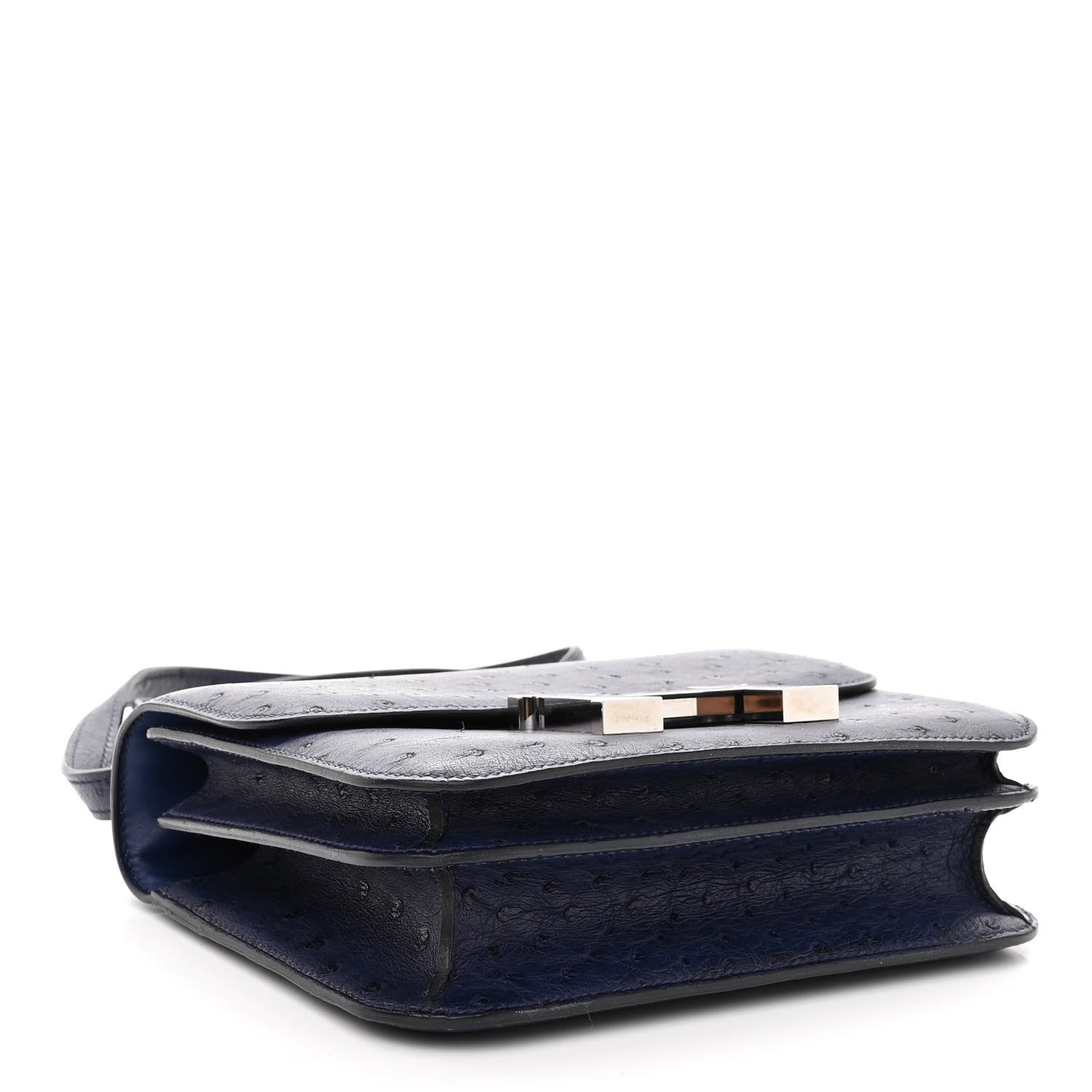 Hermes Ostrich Constance 18 Bleu Iris 4 of 11