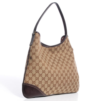 Gucci Monogram GG Medium New Britt Hobo Brown 3 of 7