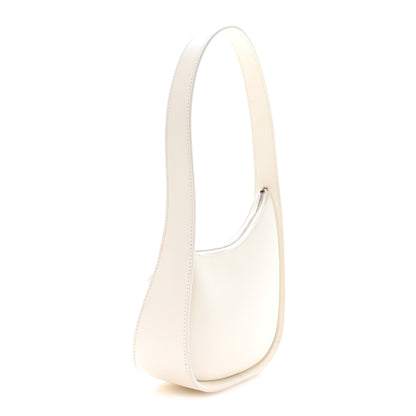 The Row Smooth Calfskin Half Moon Shoulder Bag New Ivory 3 of 9