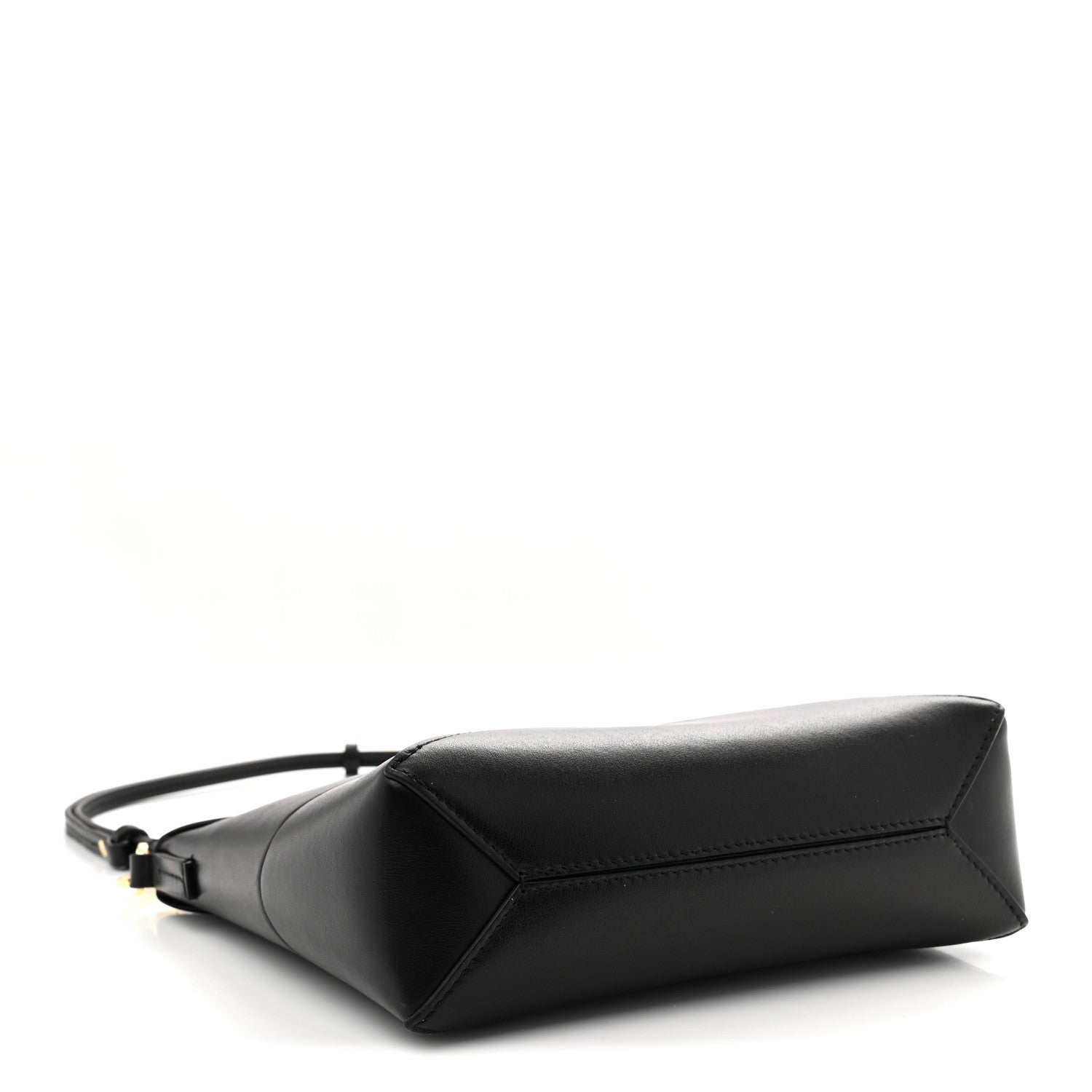 Loewe Shiny Calfskin Puzzle Fold Pouch Black 4 of 10