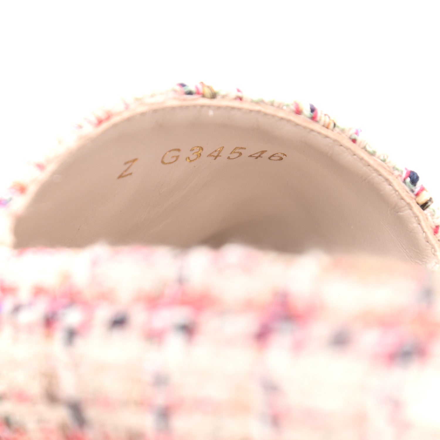 Chanel Tweed CC Espadrilles 36 Pink Black 7 of 7