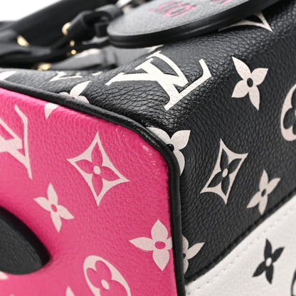 Louis Vuitton Empreinte Monogram Spring in the City Speedy Bandouliere 20 Black White Pink 8 of 12