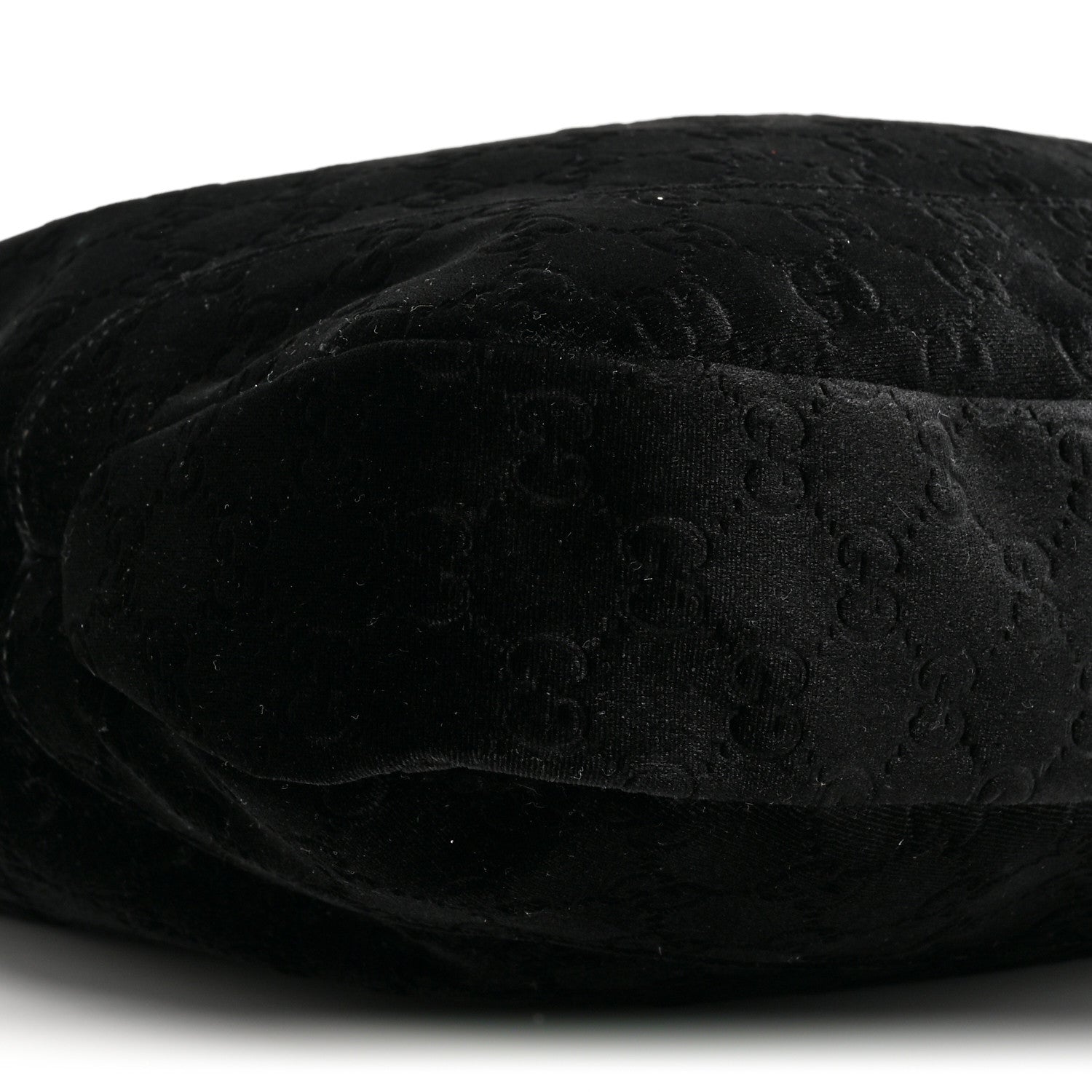 Gucci Velvet Large Jackie 1961 Shoulder Bag Black Black 10 of 10