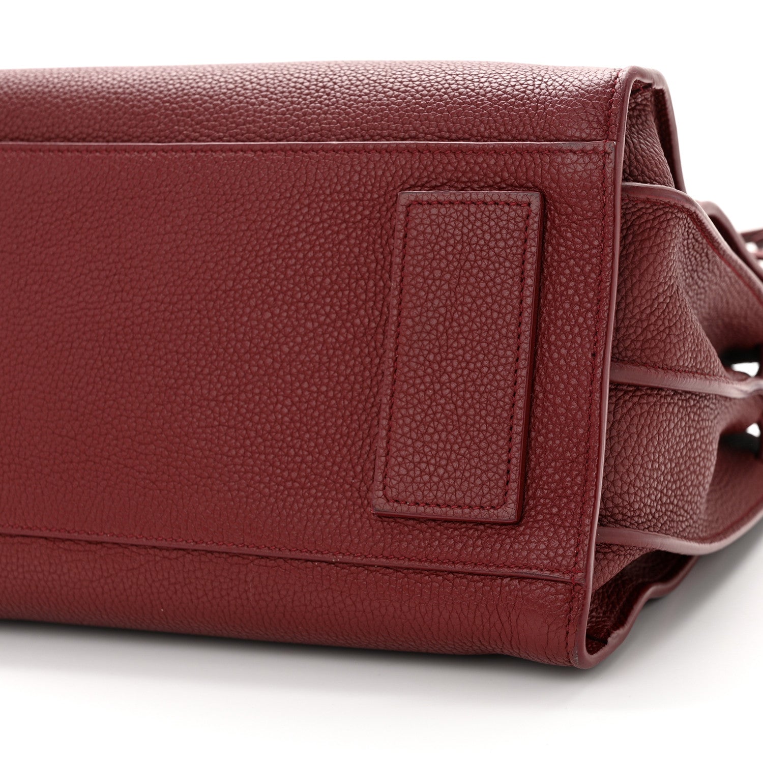 Saint Laurent Grained Calfskin Small Supple Sac De Jour Dark Pallisandre 9 of 9
