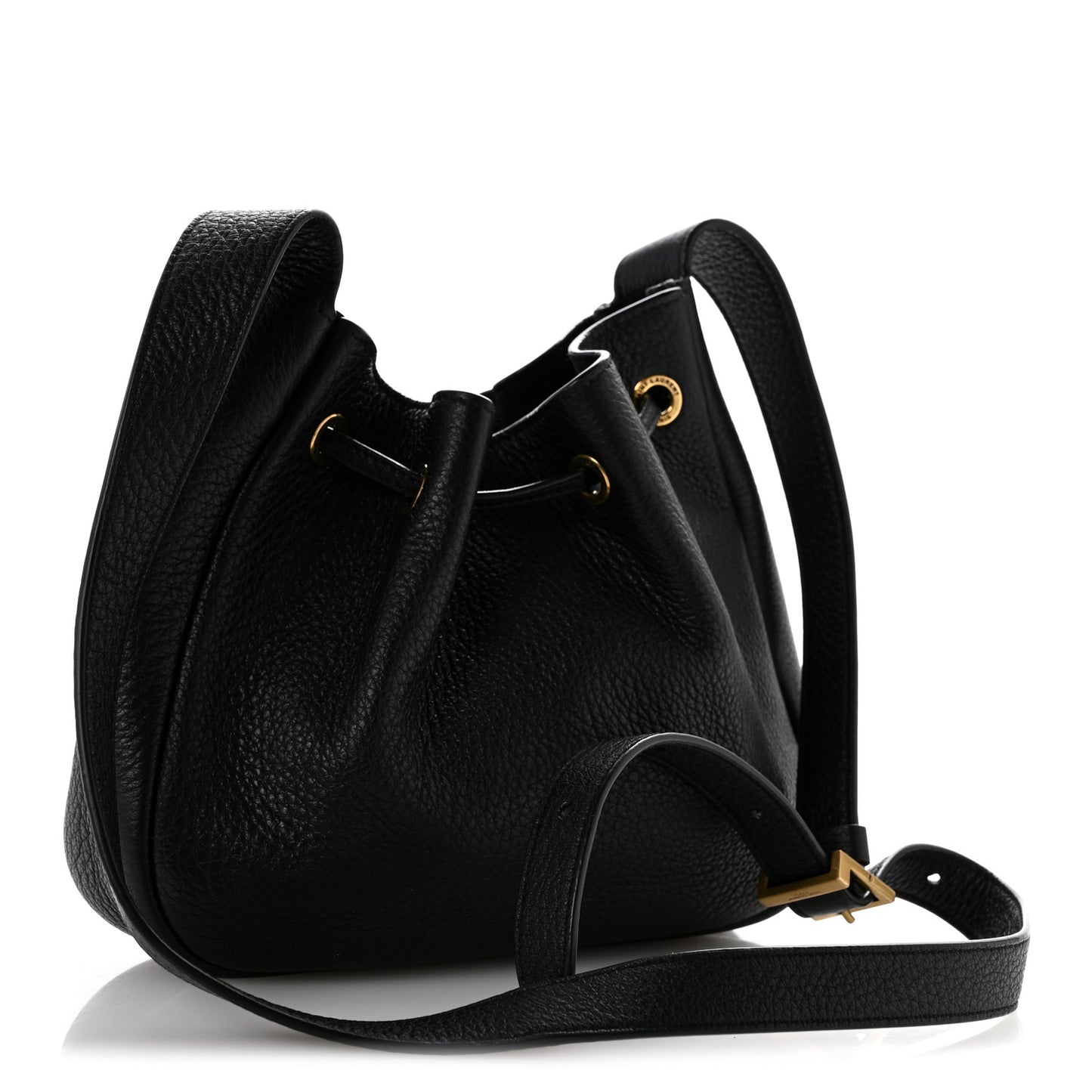 Grained Calfskin Paris VII Mini Flat Hobo Black Black