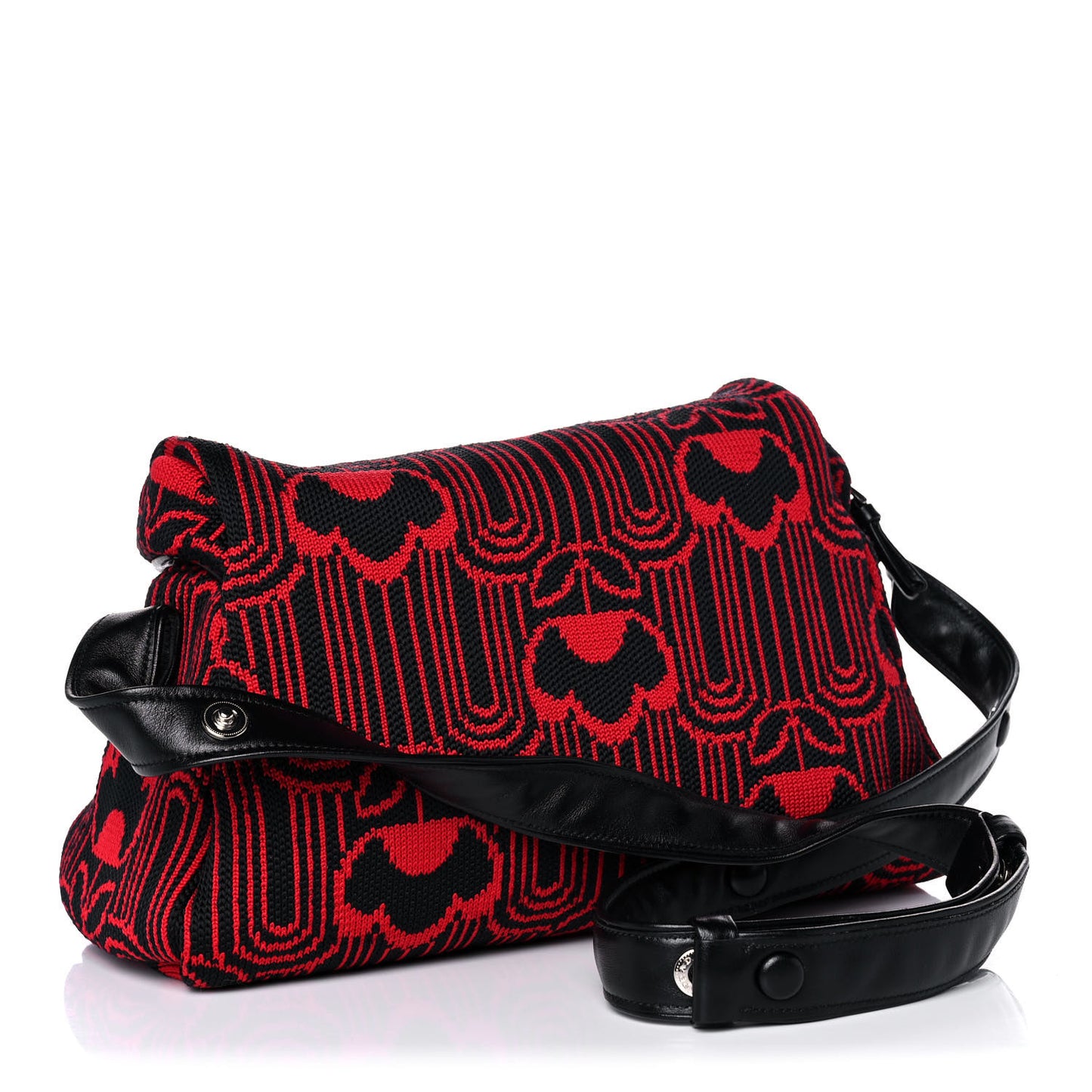 Maglia Jacquard Signaux Bag Black Rosso