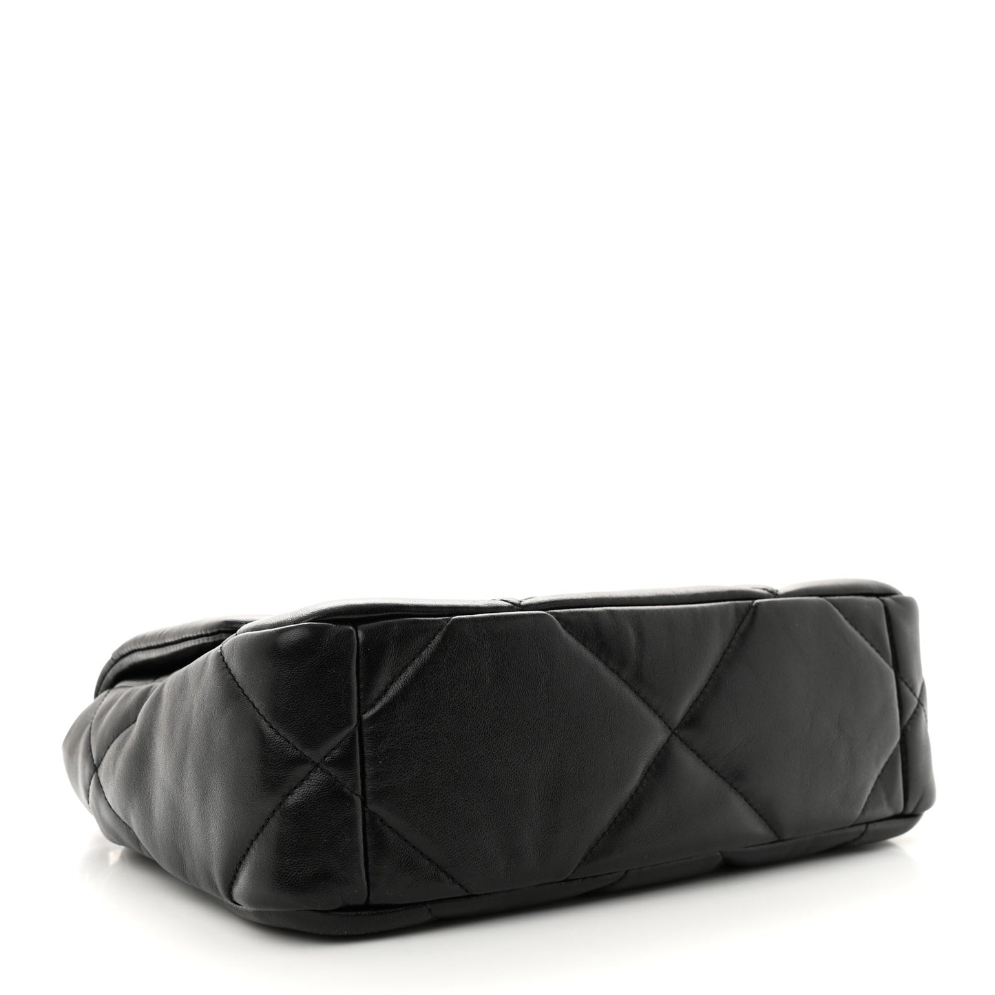 Lambskin Quilted Medium Chanel 19 Flap So Black