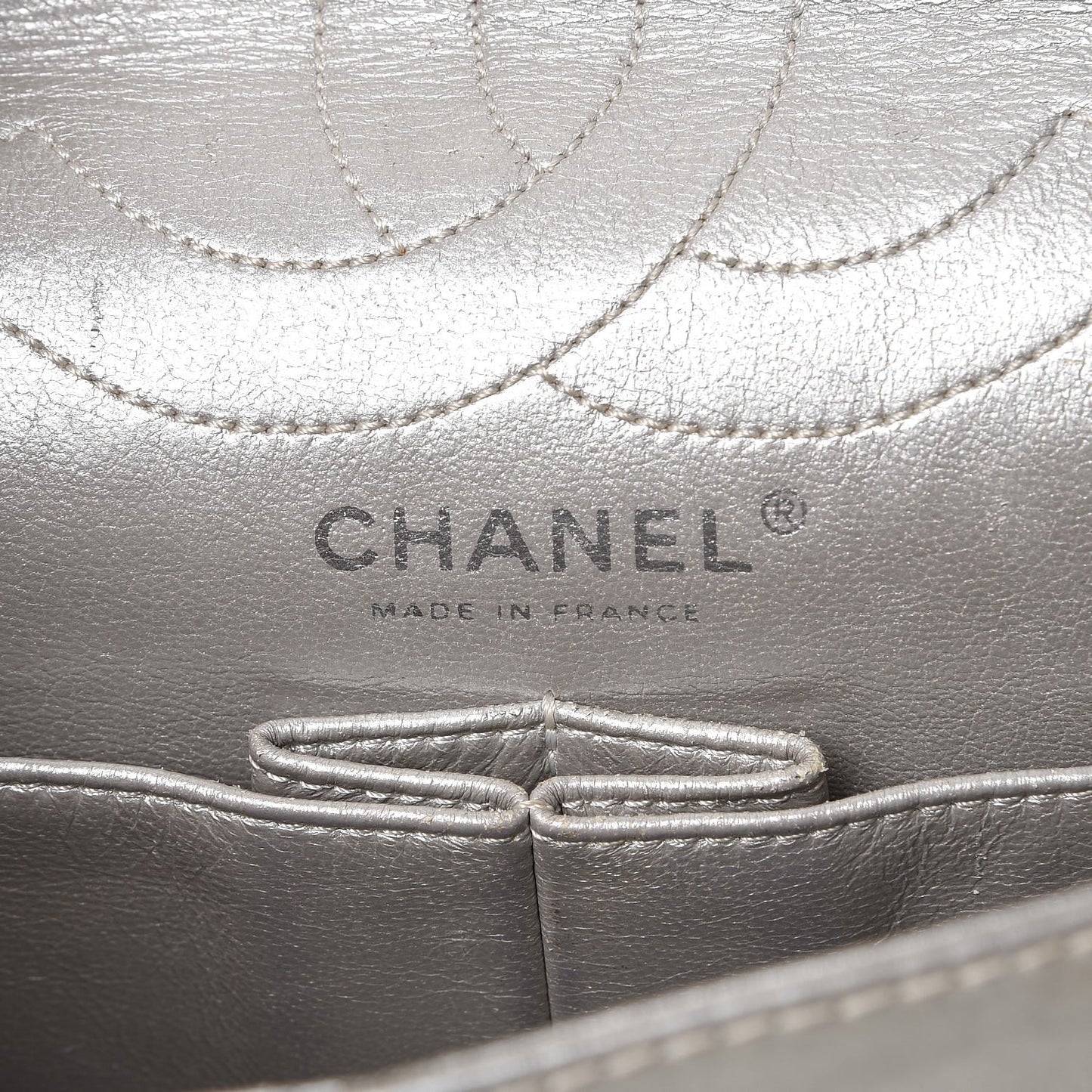 Metallic Lambskin Quilted 2.55 Reissue 226 Flap Pale Gold