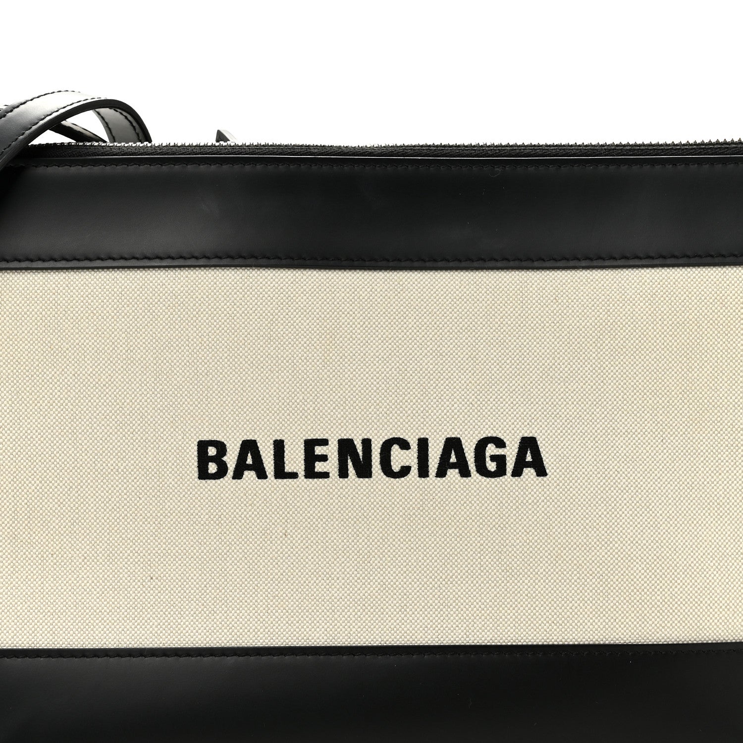 Balenciaga Cotton Canvas Pochette Crossbody Bag Black 8 of 10