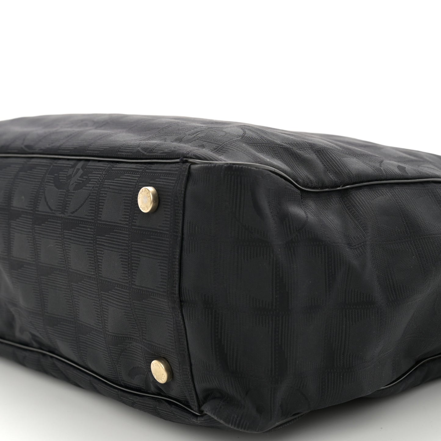 Nylon Medium Travel Tote Black