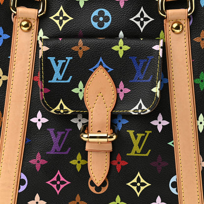 Louis Vuitton Monogram Multicolor Aurelia MM Black 8 of 13