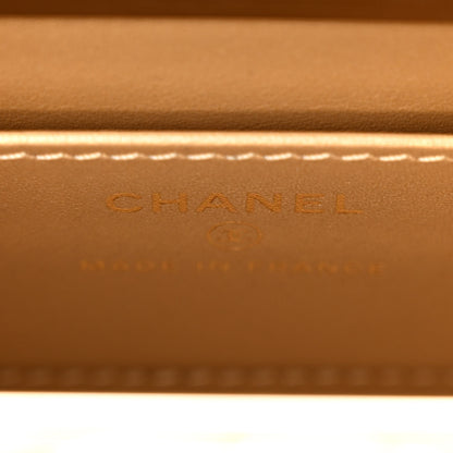 Chanel Lambskin Quilted Small Box With Chain Black 7 of 12