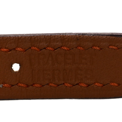 Hermes Swift 21mm Heure H Hour Watch Strap Orange 3 of 4
