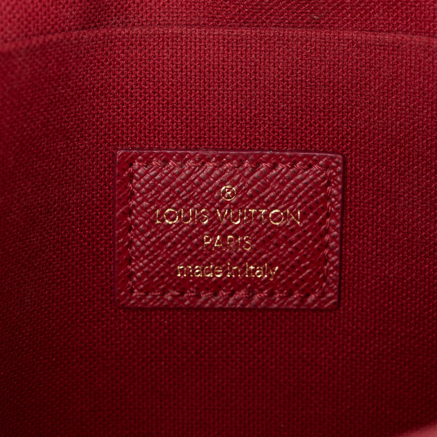 Monogram Pochette Felicie Chain Wallet Fuchsia