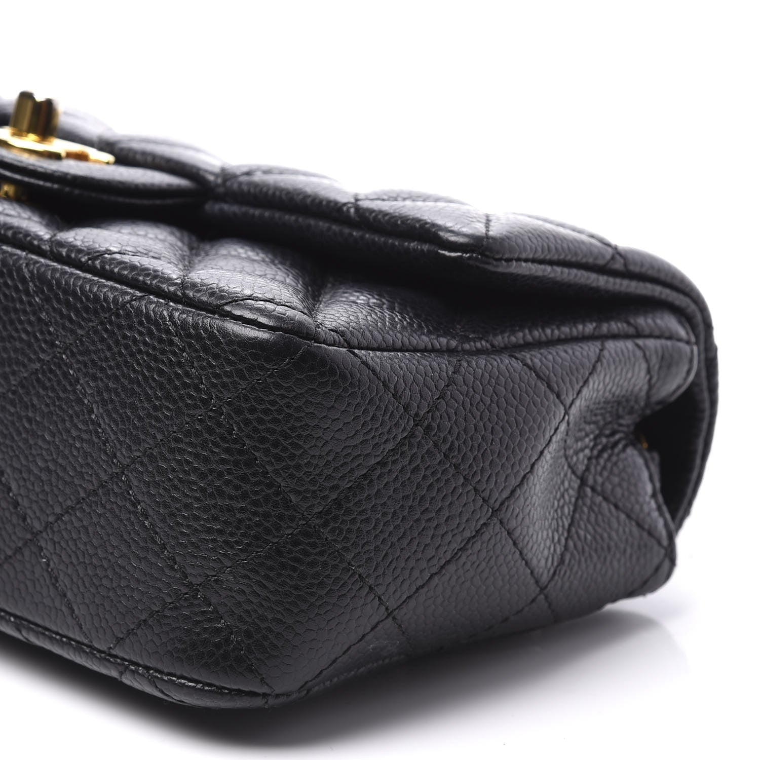 Chanel Caviar Quilted Mini Rectangular Flap Black 8 of 9