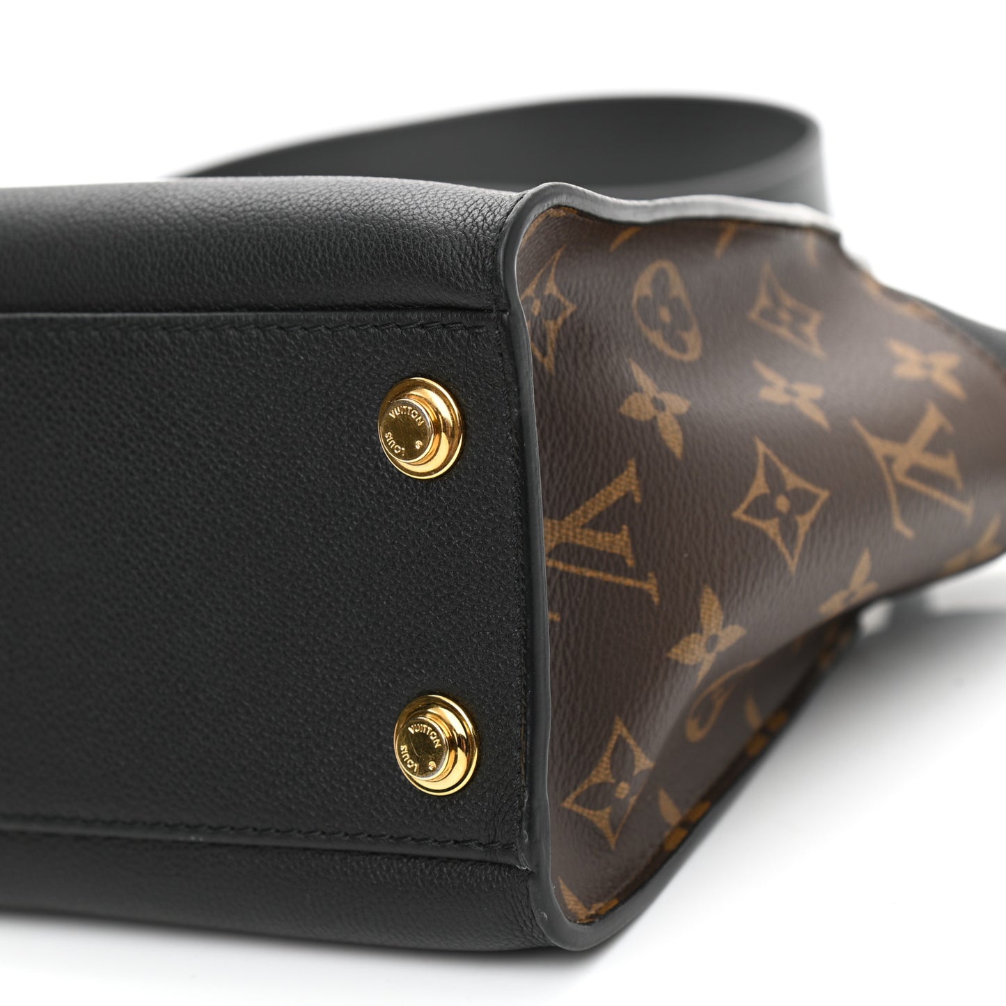 Calfskin Monogram On My Side PM Black