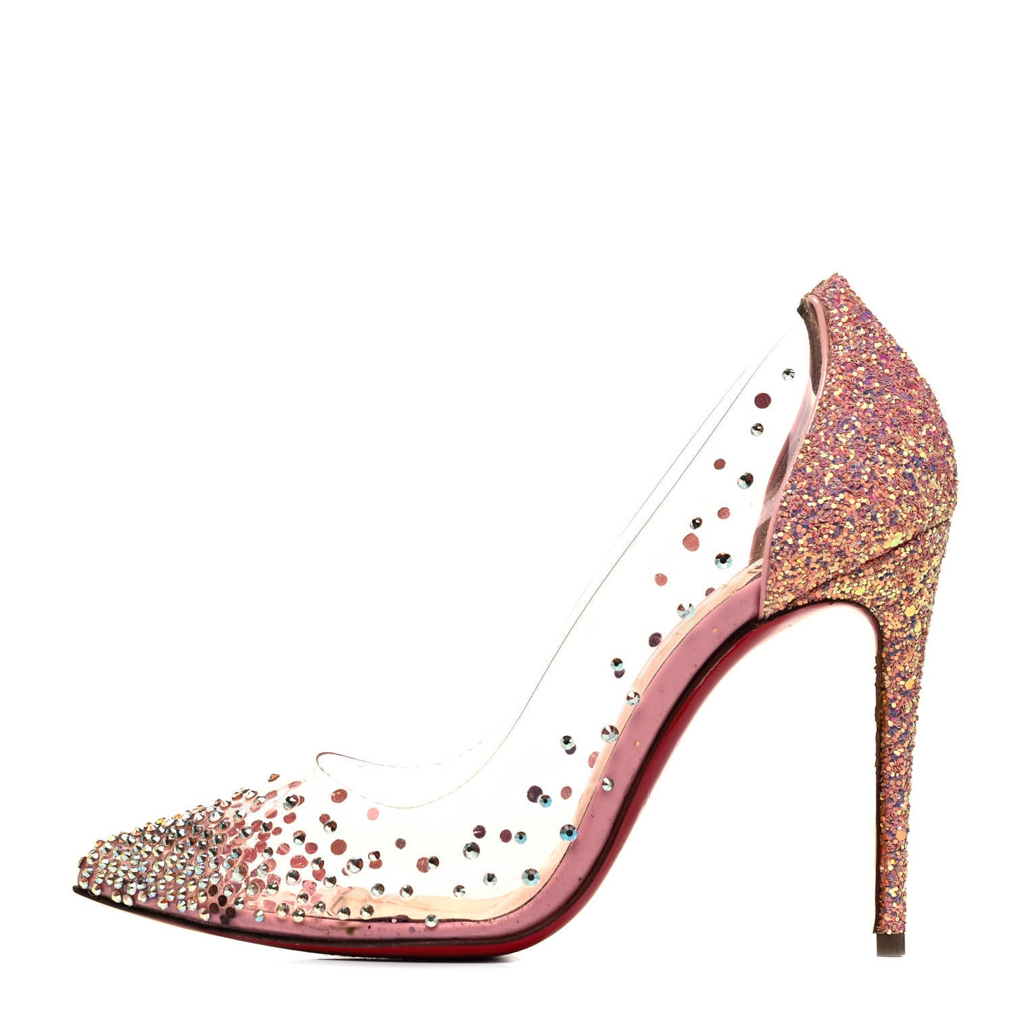 PVC Glitter Degrastrass 100 Pumps 35 Pink