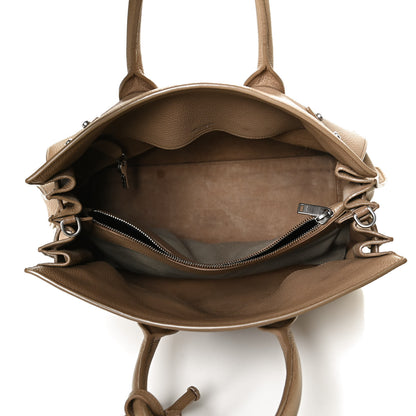 Saint Laurent Grained Calfskin Small Supple Sac De Jour Dark Beige 5 of 13