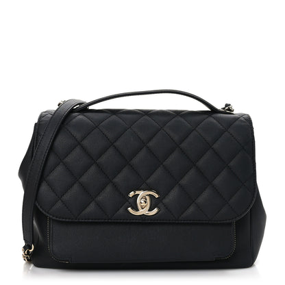 Chanel Caviar Quilted Large Business Affinity Flap Black 1 of 9