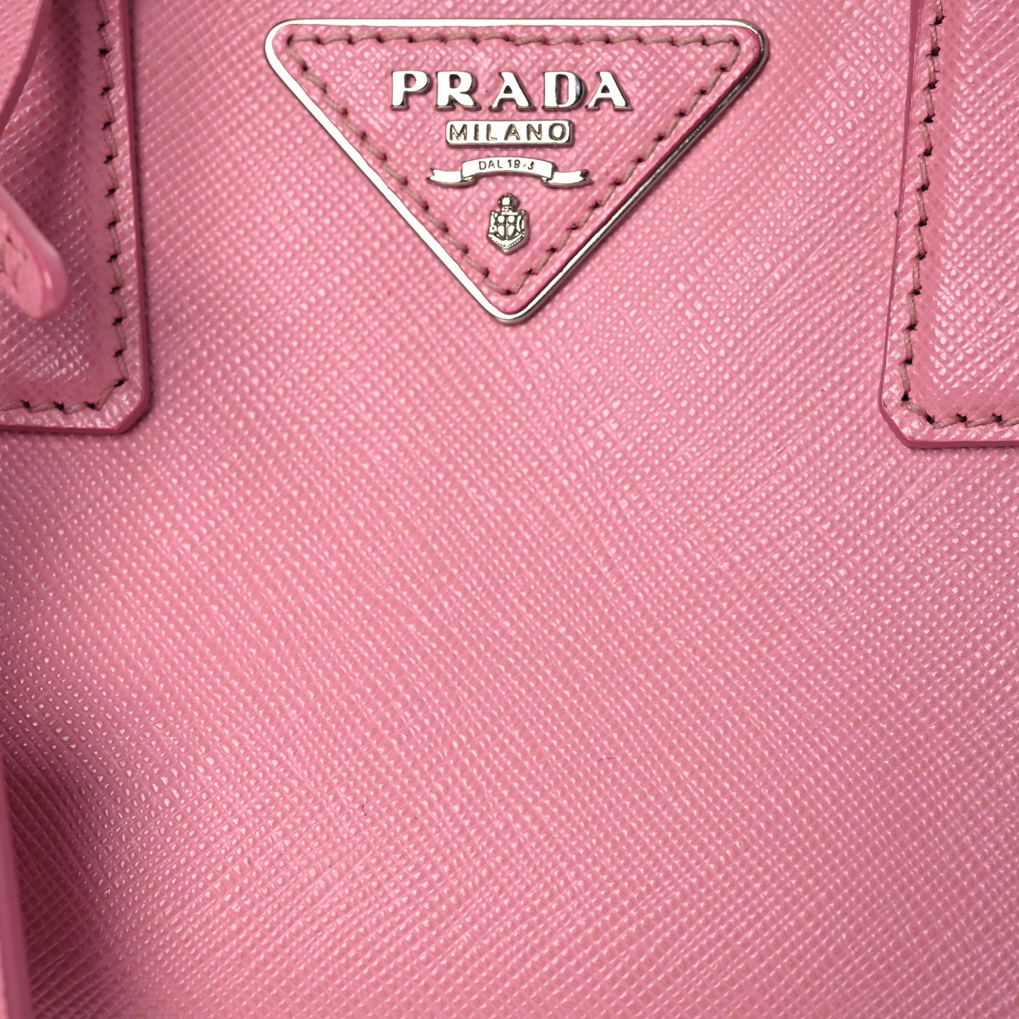 Saffiano Lux Top Handle Crossbody Bag Rosa