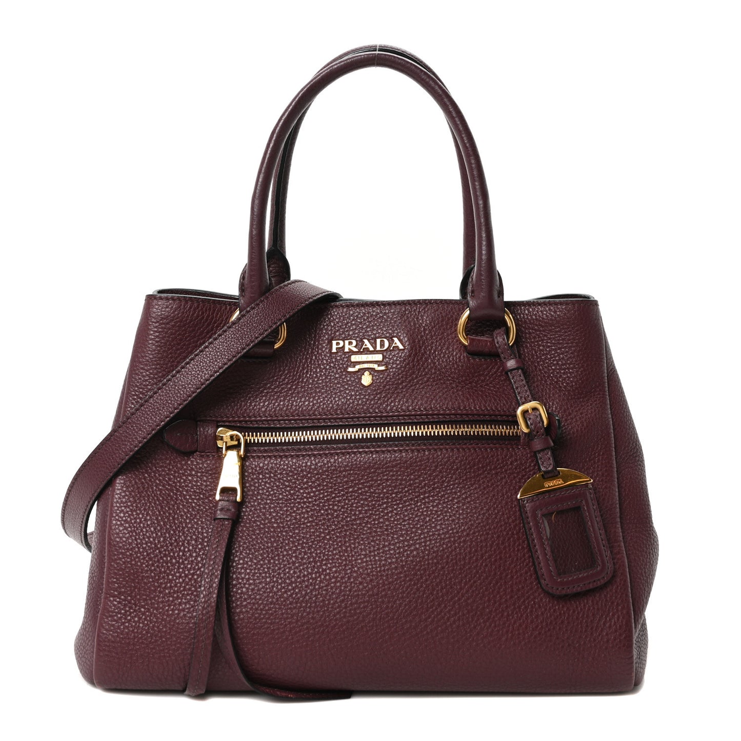 Vitello Phenix Shopping Tote  Granato
