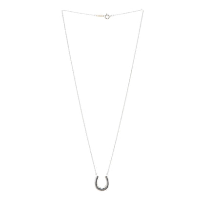 Tiffany Sterling Silver 1837 Horseshoe Pendant Necklace 3 of 5