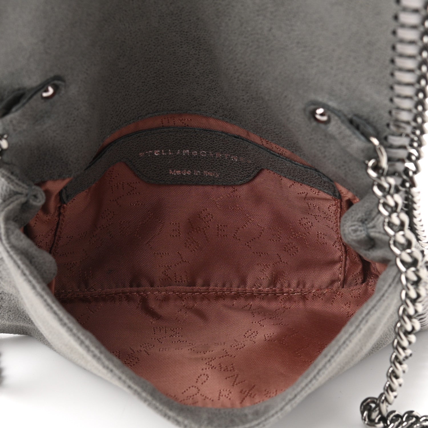 Stella McCartney Shaggy Deer Falabella Crossbody Bag Light Grey 5 of 10