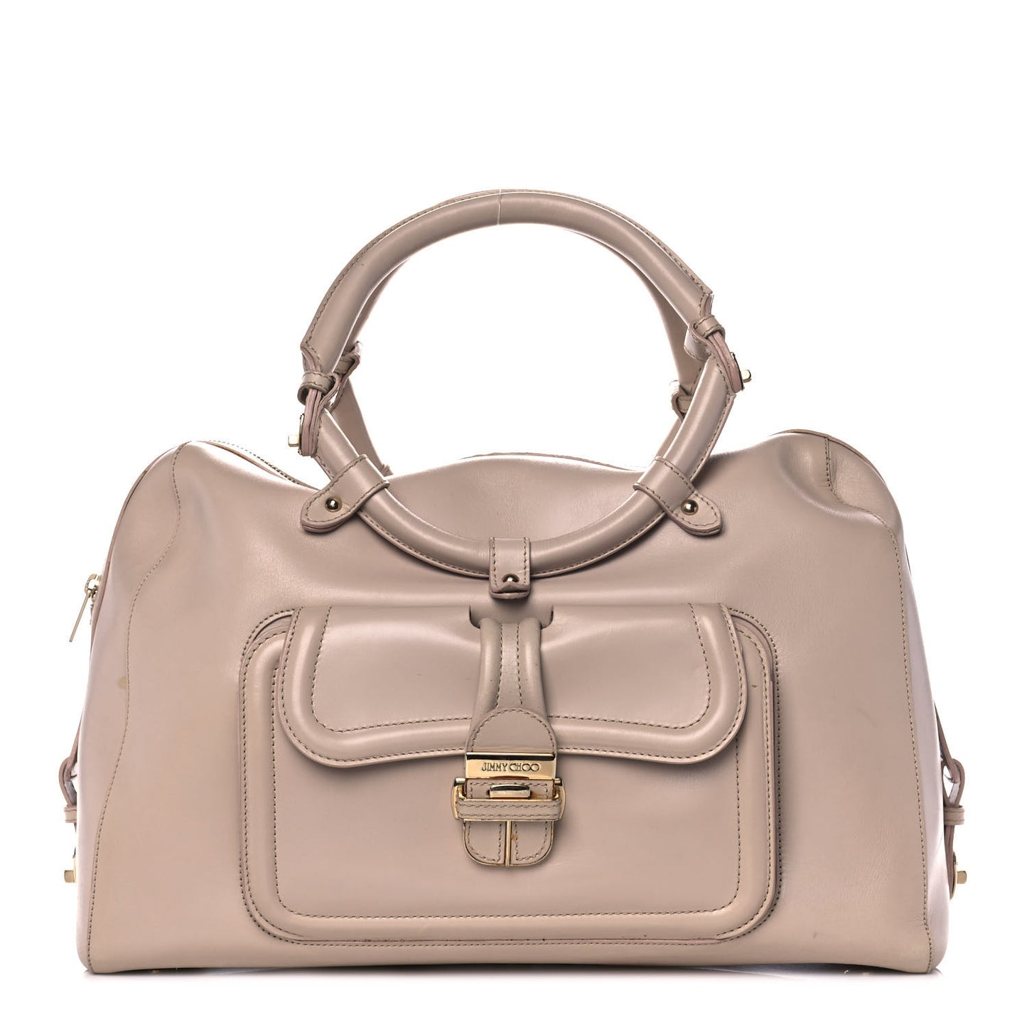 Calfskin Tahula Satchel Pale Pink
