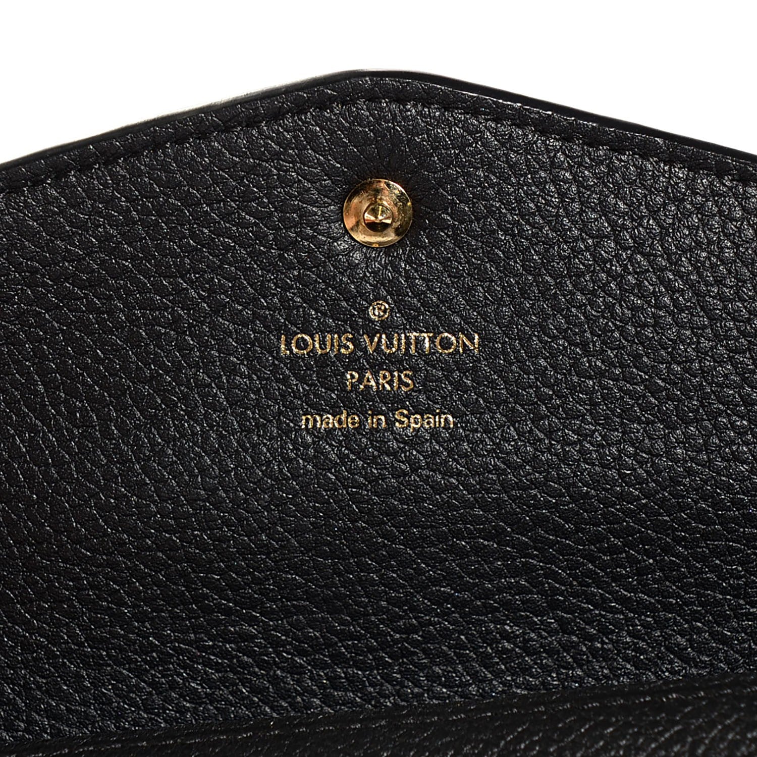 Louis Vuitton Empreinte Curieuse Wallet Black 6 of 7