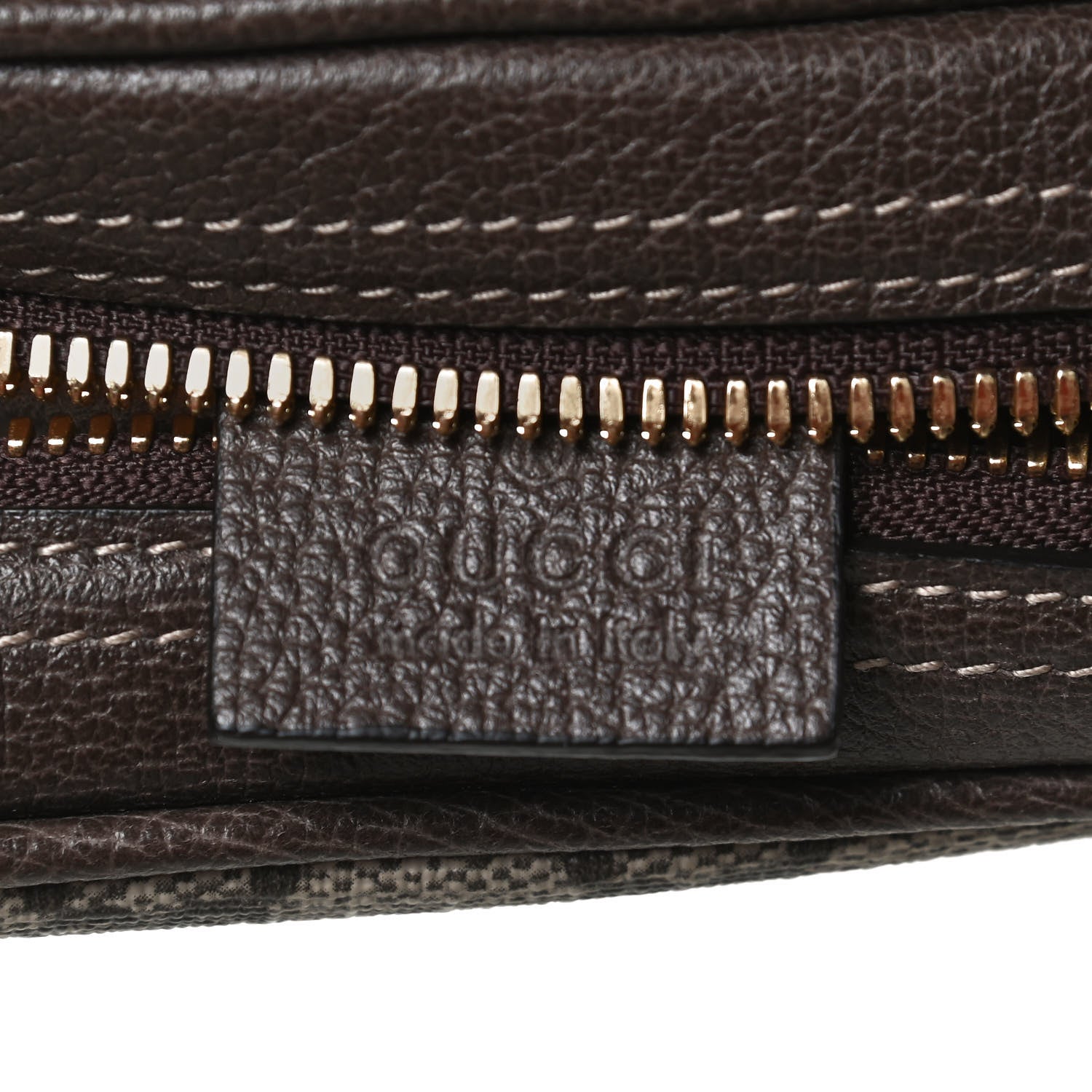 Gucci GG Supreme Monogram Web Small Ophidia Belt Bag 95 38 Dark Brown 6 of 13