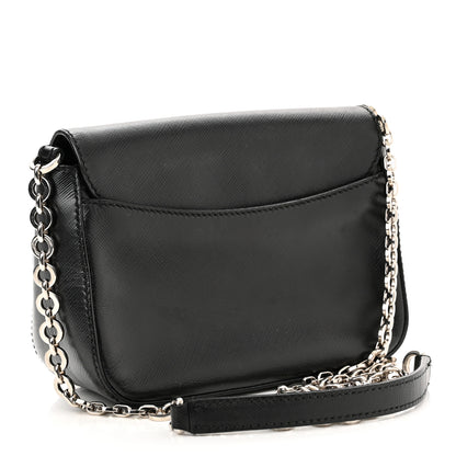 Salvatore Ferragamo Saffiano Paris Crossbody Bag Black 3 of 12