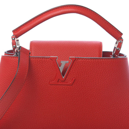 Louis Vuitton Taurillon Capucines BB Rubis 9 of 9