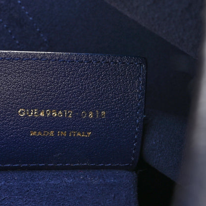 Saint Laurent Calfskin Toy Shopping Tote Denim 7 of 14
