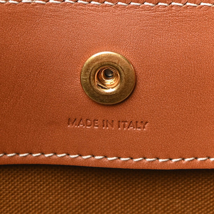 Celine Triomphe Canvas Calfskin Medium Cabas Bag Tan 7 of 10