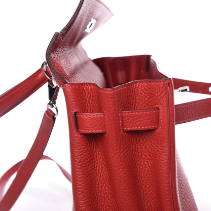 Hermes Togo Kelly Retourne 35 Rouge Casaque 10 of 37
