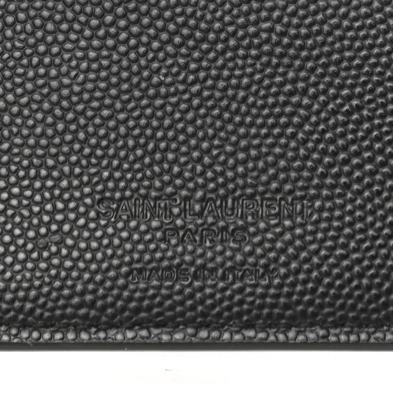 Saint Laurent Grain De Poudre Bi-Fold Wallet Black 6 of 7