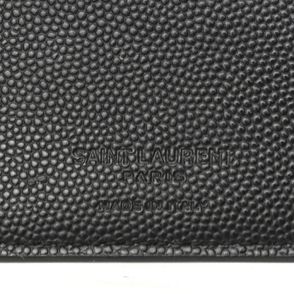 Saint Laurent Grain De Poudre Bi-Fold Wallet Black 6 of 7