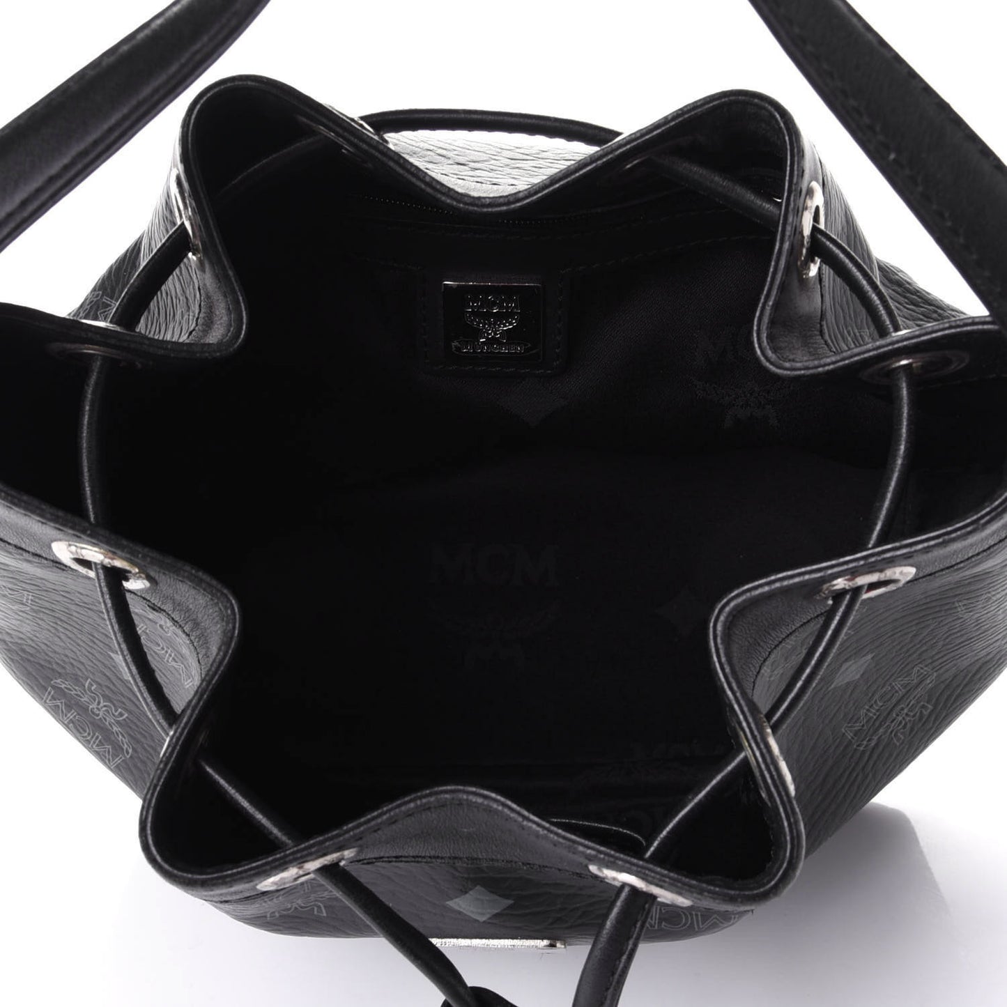 Visetos Essential Drawstring Bucket Bag Black