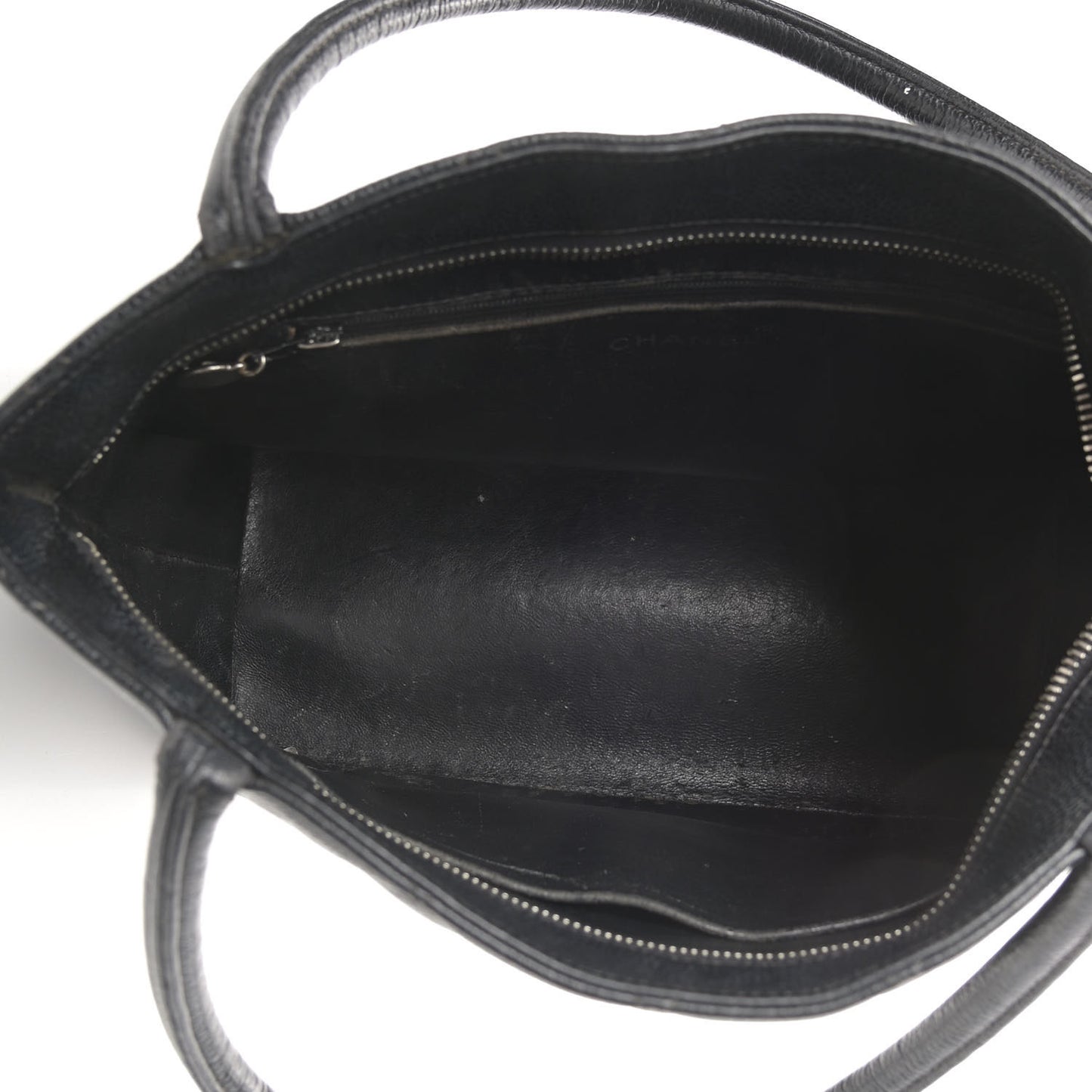Caviar Quilted Medallion Tote Black