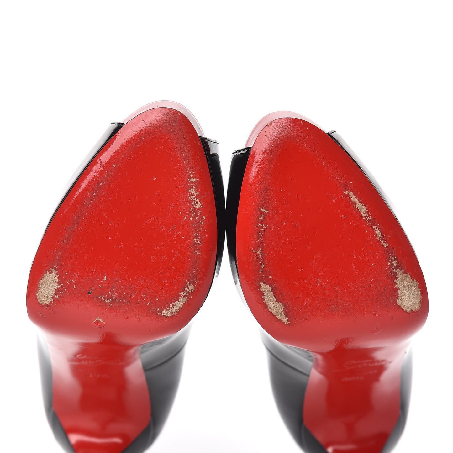 Patent New Very Prive 120 Pumps 38.5 Black Red