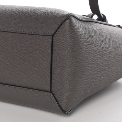Celine Grained Calfskin Micro Belt Bag Grey 10 of 10