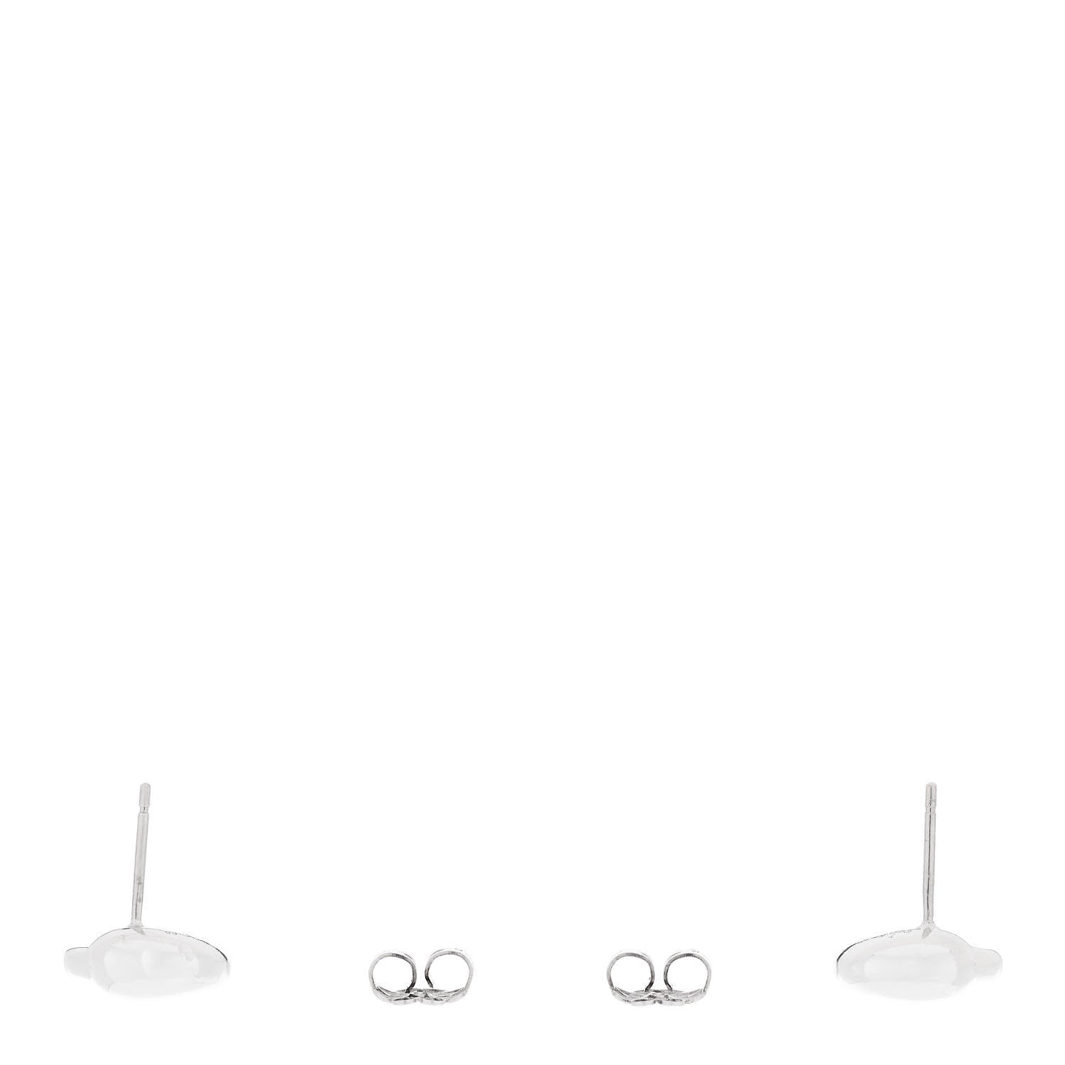 Tiffany Sterling Silver 11mm Elsa Peretti Eternal Circle Earrings 4 of 4